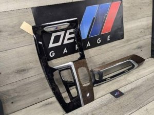 2019-2026 BMW X4 Gray Instrument Panel Trim, Fineline Cove Wood (Used OEM)