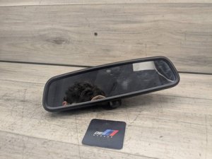 2012-2017 BMW 528i Interior Rear View Mirror with Auto-Dim (EC), Alarm LED (LED), and Garage Door Opener (GTO) (Used OEM)
