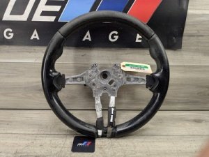 2014-2021 BMW M2 Black M Sport Steering Wheel Leather (Used OEM)