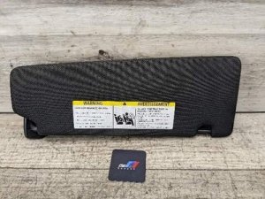 2017-2023 BMW 528i Black Left Sun Visor, Alcantara Black (Used OEM)