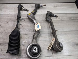 2007-2013 BMW 328i Front Left Suspension Control Arm and Tie Rod Kit (Used OEM)