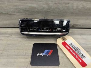 2019-2026 BMW X4 White Rear Climate Control Panel (Used OEM)
