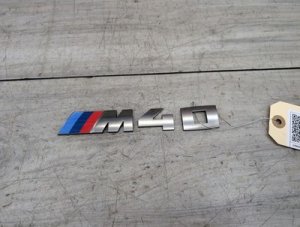 2018-2021 BMW X3 Black M40i Trunk Emblem (Used OEM)