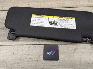 2019-2025 BMW X4 Black Sun Visor, Left, Anthracite (Used OEM)
