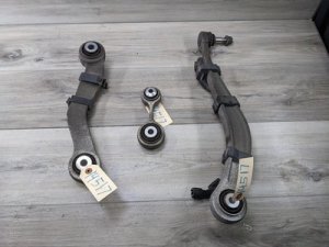 2011-2016 BMW 528i Blue Rear Left Suspension Control Arm and Link Set (Used OEM)