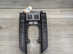 2010-2013 Porsche Panamera White Front Climate Control and Switch Panel Unit (Used OEM)