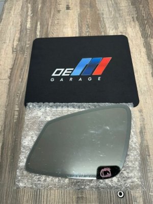 2014-2020 BMW M4 Left Driver Side Mirror Glass, Heated, Auto Dimming (Used OEM)