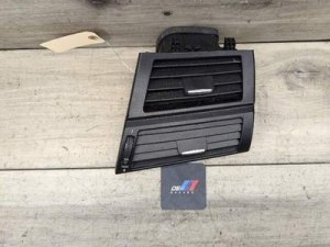 2008-2014 BMW X6 Silver Right Dashboard Fresh Air Vent Grille (Used OEM)