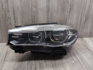  BMW X5 m Black Left Driver Side Adaptive LED Headlight Assembly (Used OEM)