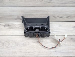 2011-2017 BMW X3 Silver Center Console Cup Holder (Used OEM)