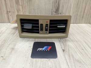 2005-2013 BMW 328i Black Rear Center Console Air Vent Grille (Used OEM)