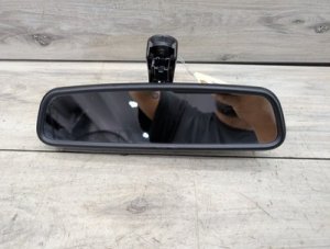 2011-2017 BMW 528i Silver Interior Rear-View Mirror with Auto-Dim (EC), Garage Door Opener (GTO), and Alarm LED (Used OEM)