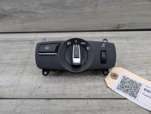 2011-2017 BMW 528i Silver Headlight Switch (Used OEM)