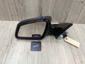 2011-2012 BMW 740i Blue Exterior Mirror, Left (Used OEM)