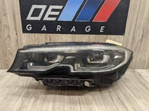 2019-2021 BMW 323i Gray Left Driver Side Full LED Adaptive Headlight (Used OEM)