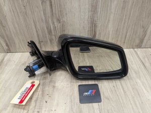 2011-2012 BMW 740i Blue Outside Mirror Assembly Heated Right (Used OEM)