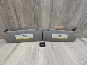 2011-2017 BMW 528i Gray Sun Visor Set (Left and Right) (Used OEM)