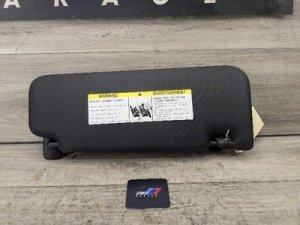 2019-2026 BMW X4 Black Sun Visor, Left, Anthracite (Used OEM)