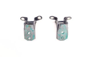 2022-2025 INFINITI QX55 Blue Upper and Lower Door Hinge Set - Front, Right (Passenger) (Used OEM)