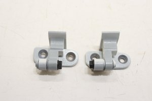 2019-2024 BMW X4 White Door Hinge Set Upper and Lower - Front, Left (Driver) (Used OEM)