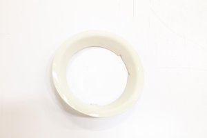 2014-2024 Mini Cooper White Fuel Filler Door Surround Trim Ring - Right (Passenger) (Used OEM)