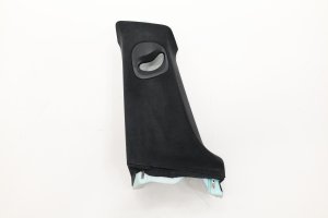 2017-2021 Tesla S Black B-Pillar Upper Trim Panel - Left (Driver) (Used OEM)