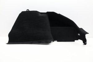 2021-2026 Tesla S Black Trunk Lower Quarter Trim Panel - Rear, Right (Passenger) (Used OEM)