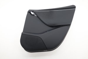2021-2026 Tesla S Black Door Interior Trim Panel - Rear, Right (Passenger) (Used OEM)