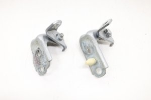 2020-2025 Ford Explorer Silver Door Upper and Lower Hinge Set - Front, Left (Driver) (Used OEM)