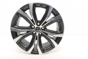 2018-2022 Lexus RX350L Silver 20x8 10-Spoke Machined Charcoal Alloy Wheel (Used OEM)