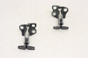 2017-2023 Tesla 3 Silver Door Hinge Set - Front, Left (Driver) (Used OEM)