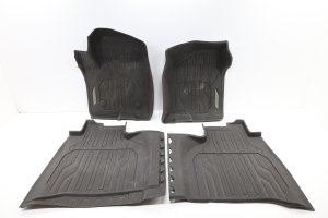 2019-2026 Chevrolet Silverado 1500 Rubber Floor Liner Mat Set (Used OEM)