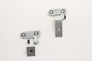 2019-2026 BMW X7 White Upper and Lower Door Hinge Set - Rear, Left (Driver) (Used OEM)