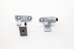 2019-2026 BMW X7 White Door Hinge Set (Upper and Lower) - Front, Right (Passenger) (Used OEM)