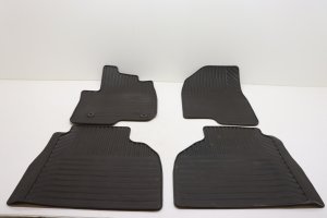 2019-2026 Chevrolet Silverado 1500 Rubber Liner Floor Mat Set (Used OEM)