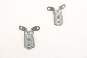 2018-2026 Chevrolet Traverse Gray Door Upper and Lower Hinge Set - Front, Left (Driver) (Used OEM)