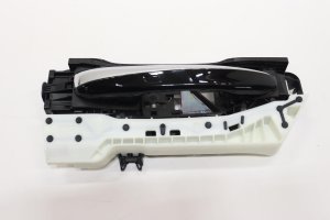 2014-2017 Mercedes-Benz S420 Black Exterior Door Handle with Chrome Trim - Front, Right (Passenger) (Used OEM)