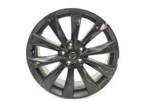 2019-2023 Nissan Maxima Black 19x8 10-Spoke Machined Silver Alloy Wheel (Used OEM)