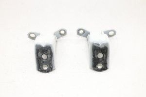 2016-2023 Nissan Maxima White Door Upper and Lower Hinge Set - Front, Left (Driver) (Used OEM)