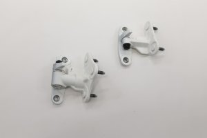 2013-2016 Mercedes-Benz GL450 White Door Hinge Set - Rear, Right (Passenger) (Used OEM)