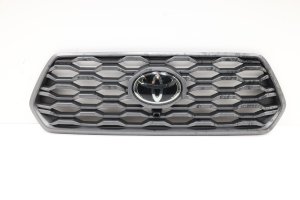 2020-2023 Toyota Tacoma Gray TRD Sport Upper Mesh Grille with Emblem - Front (Used OEM)