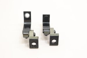 2024-2025 Audi SQ8 e-tron Gray Upper & Lower Door Hinge Set - Rear, Left (Driver) (Used OEM)