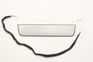 2011-2013 INFINITI QX56 Front Door Sill Plate Trim Panel - Rear (Used OEM)