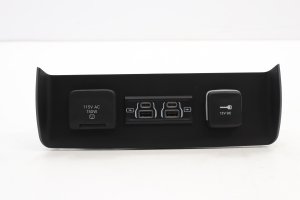 2022-2025 Jeep Wagoneer Console Back Trim with USB Charger Port and Outlet (Used OEM)