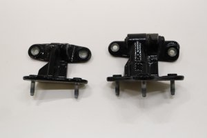 2013-2016 Mercedes-Benz GL450 Black Door Upper and Lower Hinge Set - Rear, Right (Passenger) (Used OEM)