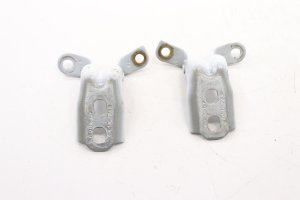 2018-2024 Chevrolet Traverse White Door Upper and Lower Hinge Set - Front, Left (Driver) (Used OEM)