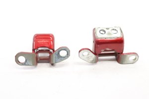2014-2020 Acura MDX Red Door Upper and Lower Hinge Set - Rear, Left (Driver) (Used OEM)