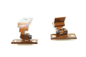 2015-2018 BMW X4 Brown Upper and Lower Door Hinge Set - Rear, Right (Passenger) (Used OEM)