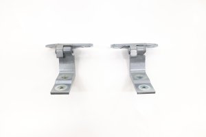 2017-2022 INFINITI Q60 Blue Door Hinge Set (Upper and Lower) - Front, Left (Driver) (Used OEM)