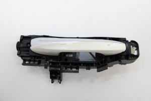 2014-2017 Mercedes-Benz S420 White Exterior Door Handle with Chrome Trim - Rear, Right (Passenger) (Used OEM)
